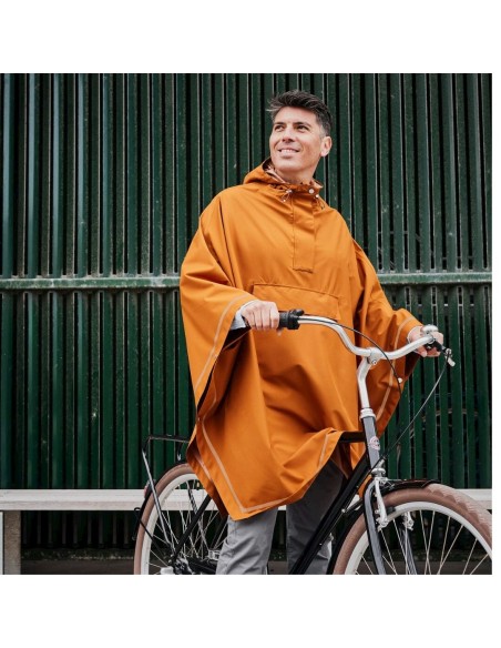 Weathergoods Sweden poncho Imbris Copper M/L