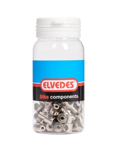 Elvedes schroefnippels 8×14mm messing (50)