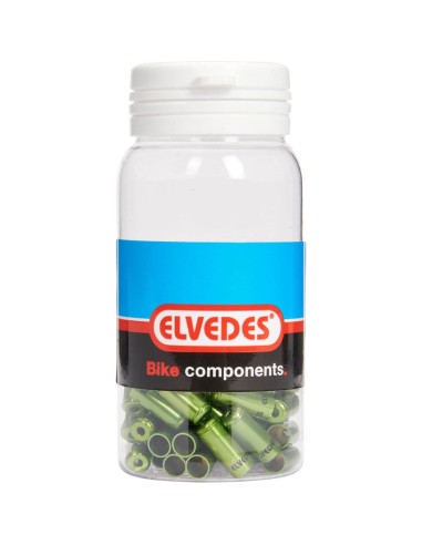 Elvedes gesealede ferrules 5,0mm groen (50)