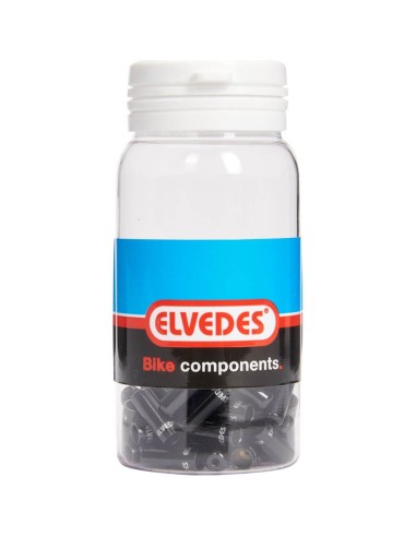 Elvedes gesealede ferrules 4,2mm zwart (50)