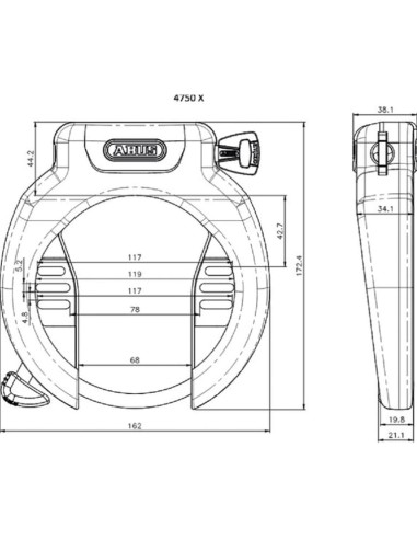 Abus ringslot Amparo 4750X ART 2