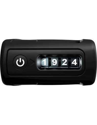 Abus vouwslot Bordo 6000C/90 black LED SH