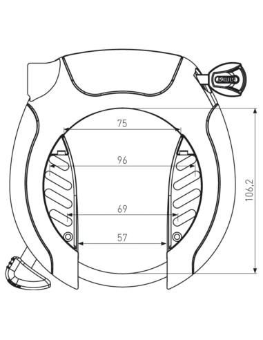 Abus ringslot Pro Shield XPlus 5955 ART 2