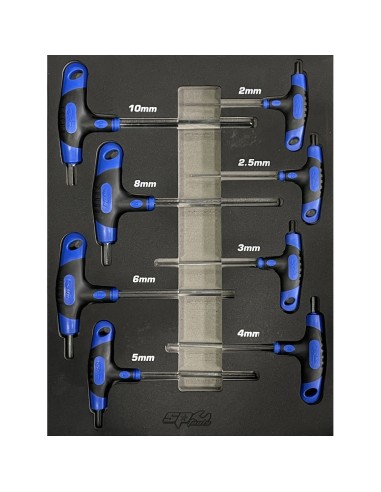 SP-Tools inlay binnenzeskant T-sleutels 8 delig