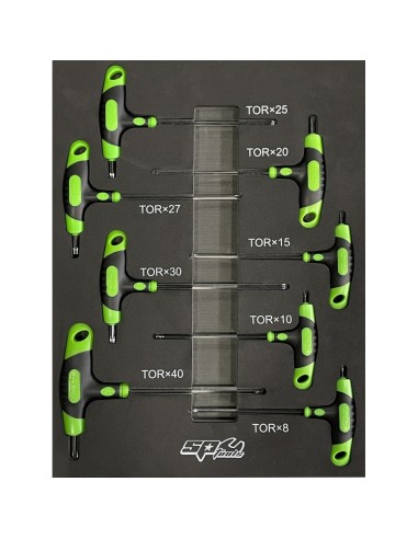 SP-Tools inlay torx T-sleutels 8 delig