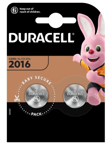 Duracell batterij CR2016 3V krt (2)