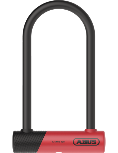 Abus beugelslot Ultimate 420K/150HB140 USH rood