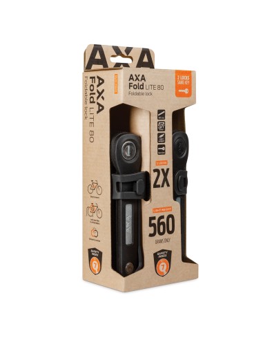 Axa vouwslot Fold Lite 80 duo pack