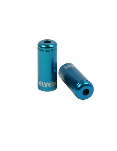 Elvedes gesealede ferrules 5,0mm blauw (10)