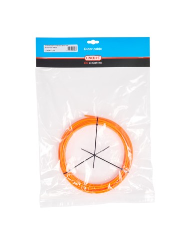 Elvedes rol schakel buitenkabel liner 4.1mm neon oranje 10m